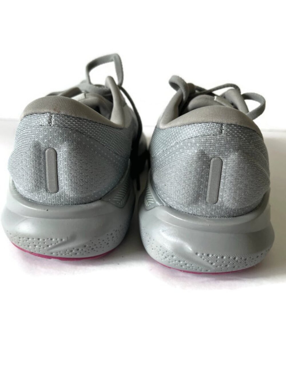 Brooks womens Gray & Pink Lightweight Lace-Up Sneakers - Picture 4 of 9